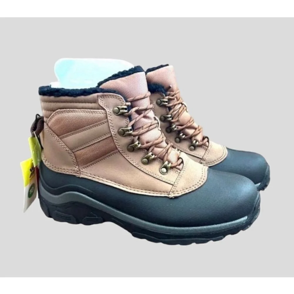 Size 10-Men's Julian Waterproof Winter Boots - All in Motion-Cognac
